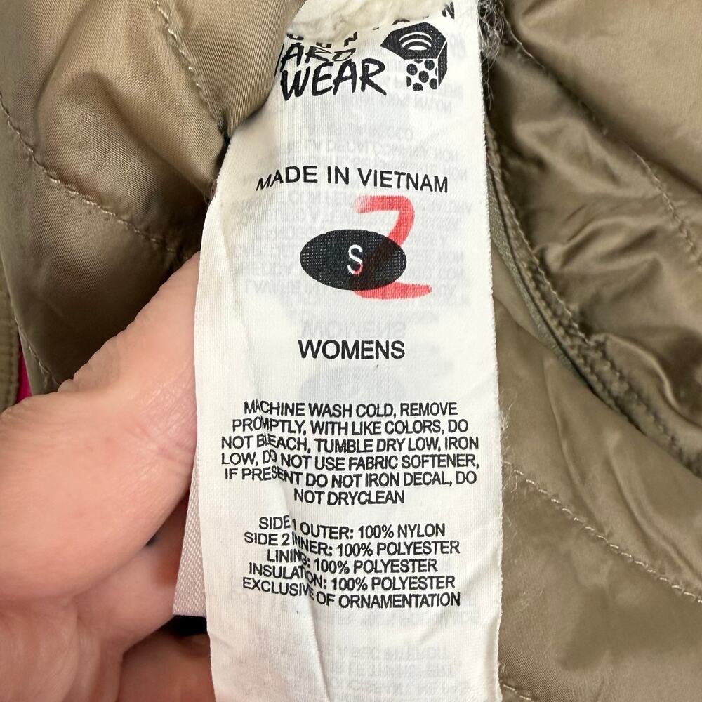 Mountain Hardwear Women's Reversible Quilted Fleece Vest Size Small - Picture 6 of 6